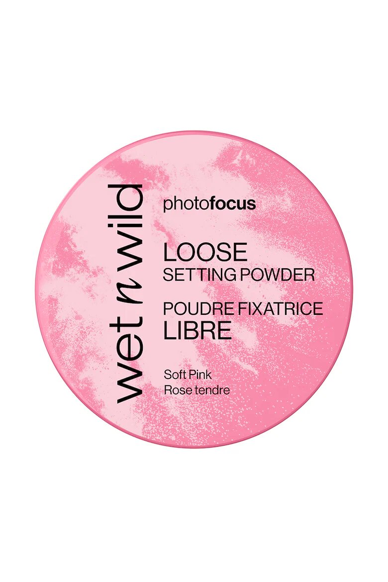 Wet n Wild Фиксираща пудра Photo Focus прахообразна Soft Pink без талк веган 16 ч. издръжливост