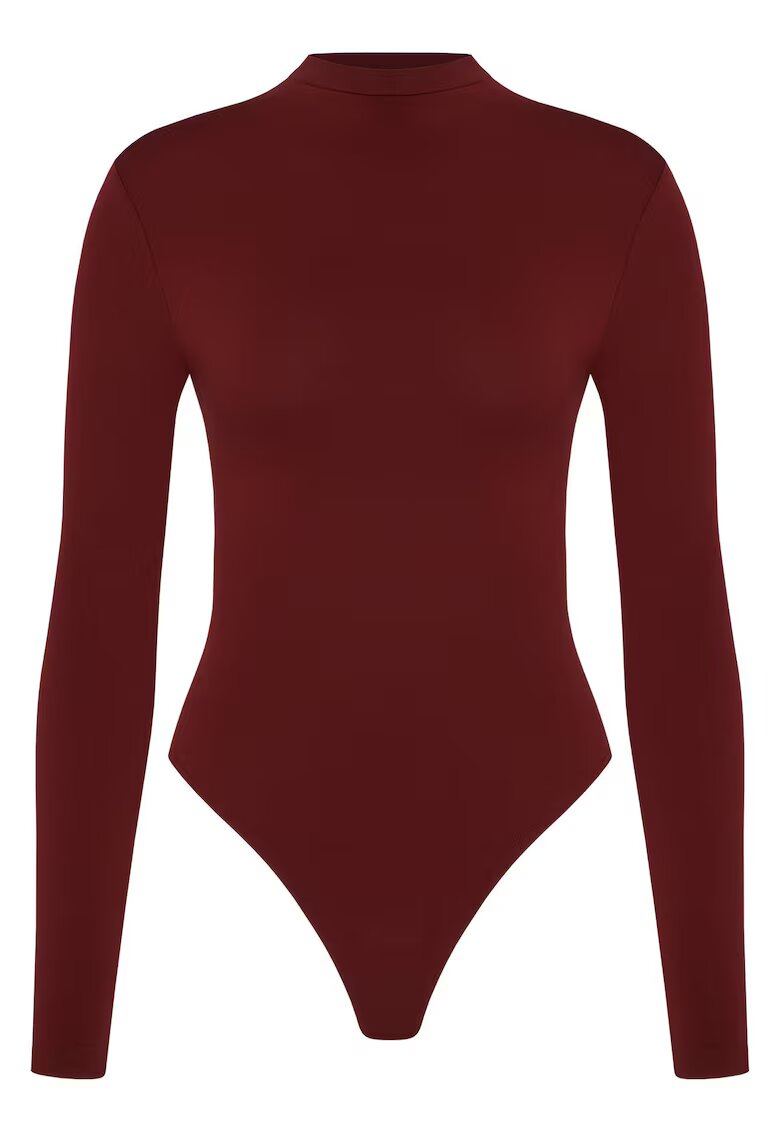 Wolford Дамско боди тъмночервено