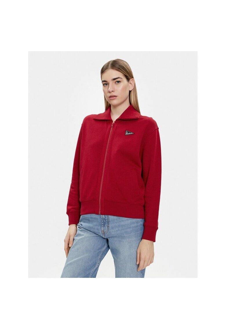 Wrangler Дамска спортна блуза - 593230 - Червена - Памук