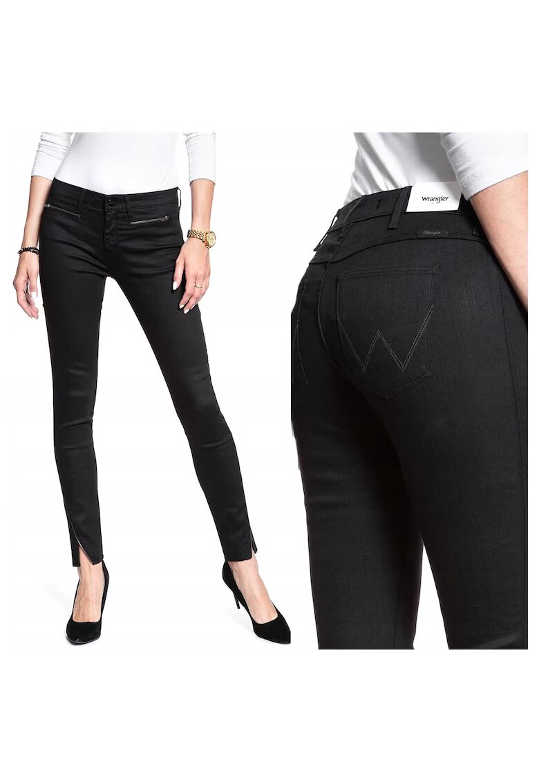 Wrangler Дамски дънки - Corynn - 1100-79 - Памучни - Дълги - Petite - Дънкови - W26-L32 US - Черни