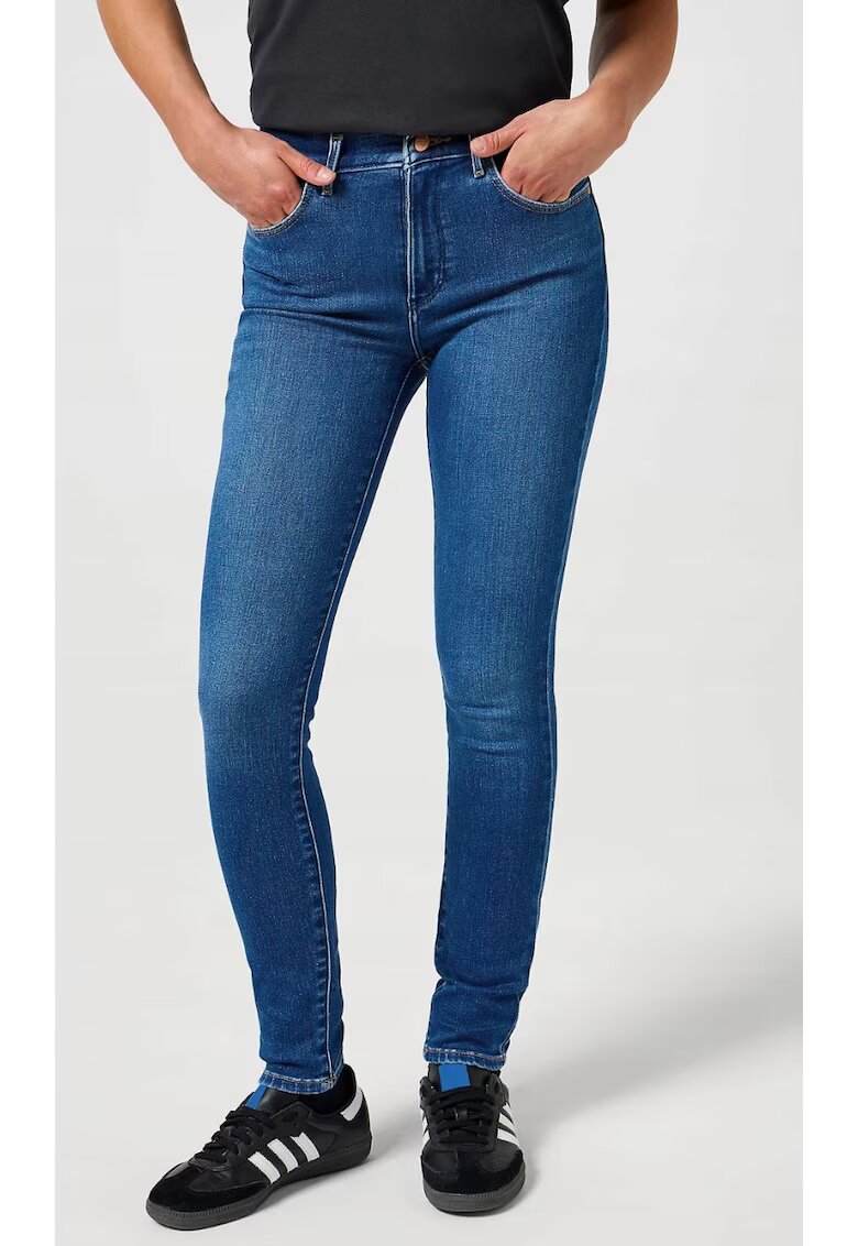 Wrangler Дамски дънки - HIGH SKINNY - висока талия - - памук