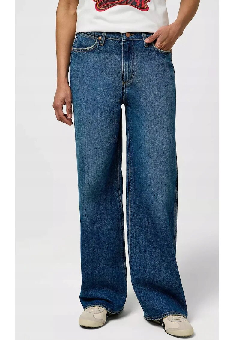 Wrangler Дамски дънки Loose Straight - висока талия - широка кройка - - памук|еластан