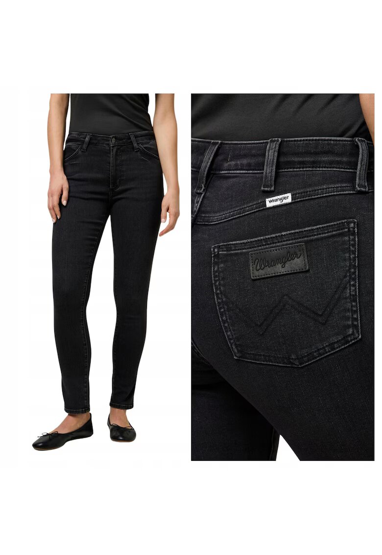 Wrangler Дамски дънки - Sienna - Slim Fit - Средна талия - Дълги - С цип - 5 джоба - Памук -