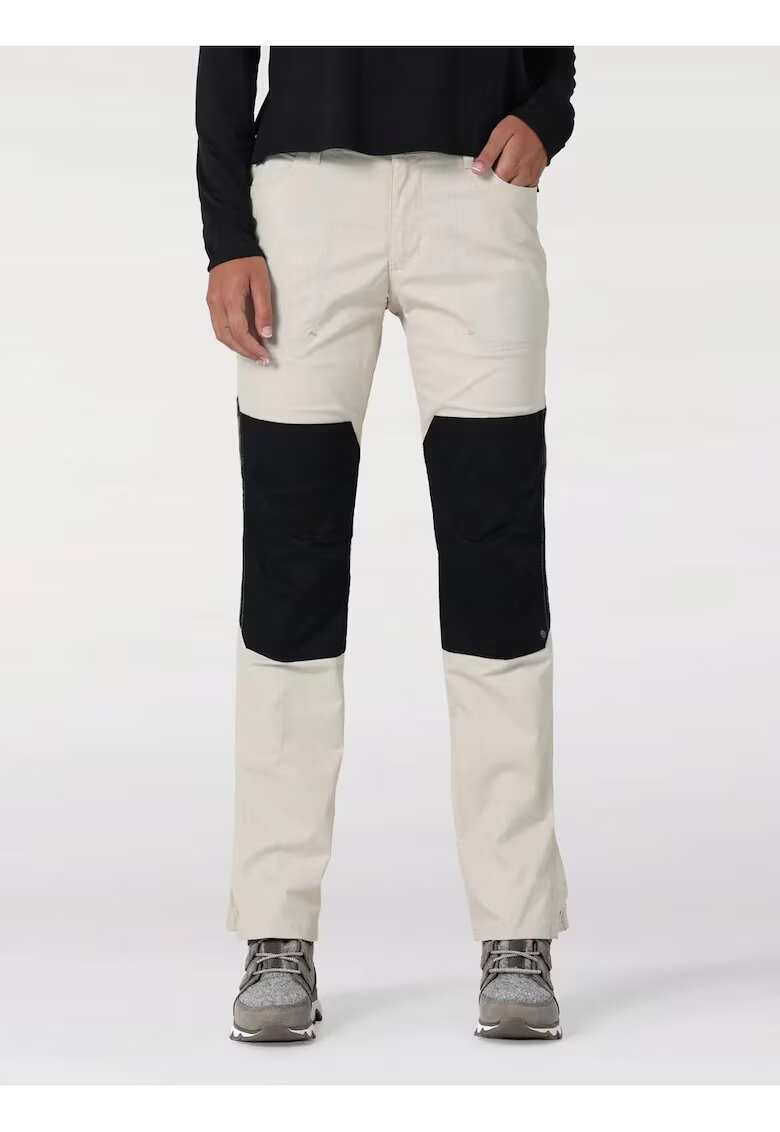Wrangler Дамски спортен панталон SOFTSHELL - стандартна кройка - бял - памук|полиамид|еластан