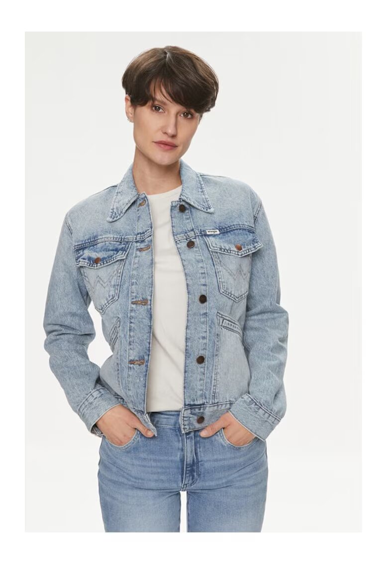Wrangler Дамско яке - 593063 - Синьо - Памук