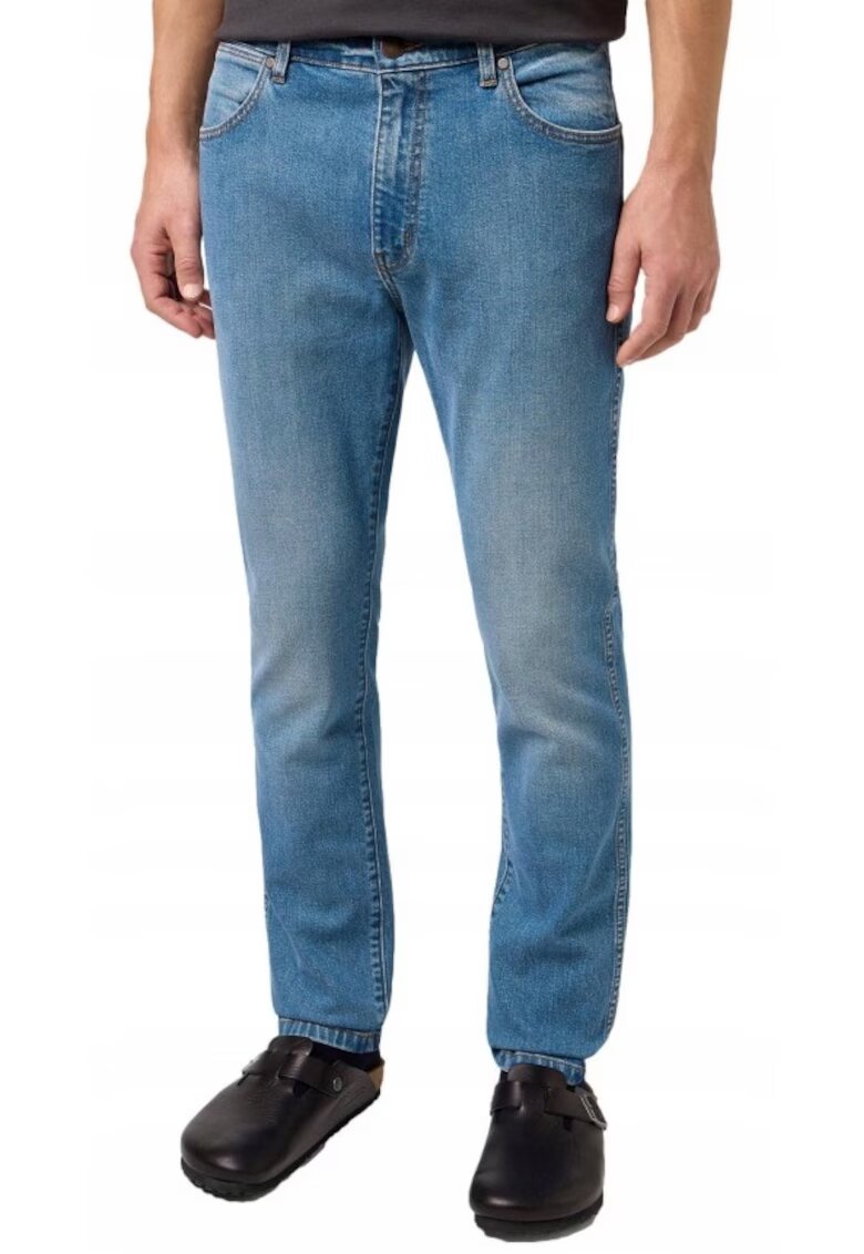 Wrangler Дънки Larston - slim tapered - Син