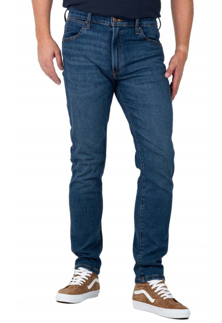 Wrangler Дънки Larston - тъмносини - Тъмносин