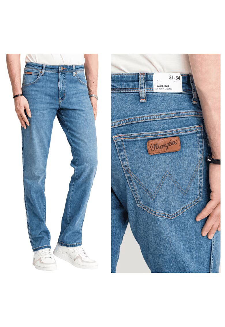 Wrangler Дънки права кройка сини