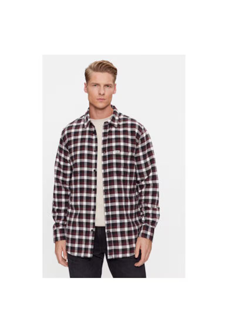 Wrangler Мъжка риза - 303289577 - Памук - M INTL - Кафява