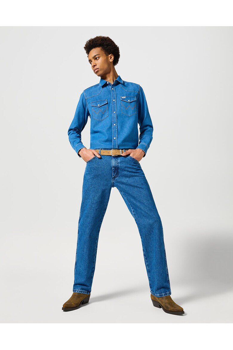 Wrangler Мъжки дънки 13mwz син памук