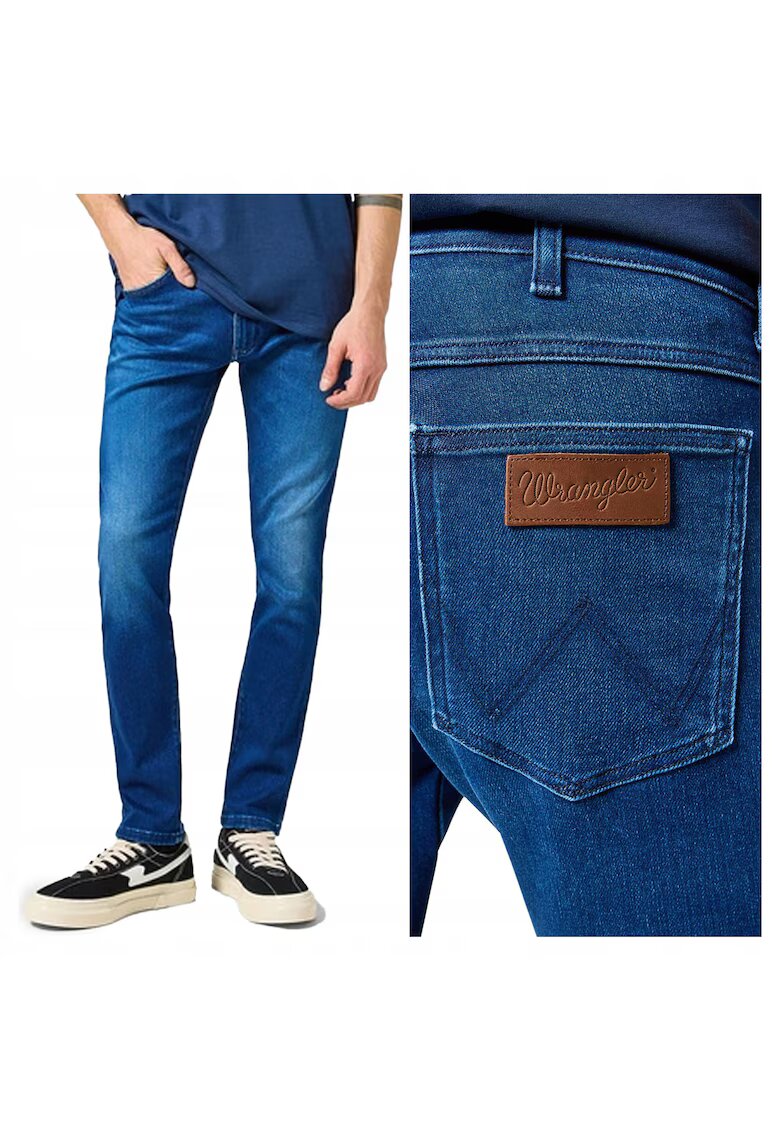 Wrangler Мъжки дънки - Bryson - Slim Fit - Средна талия - Цип - Дълги - 5 джоба - Памук -