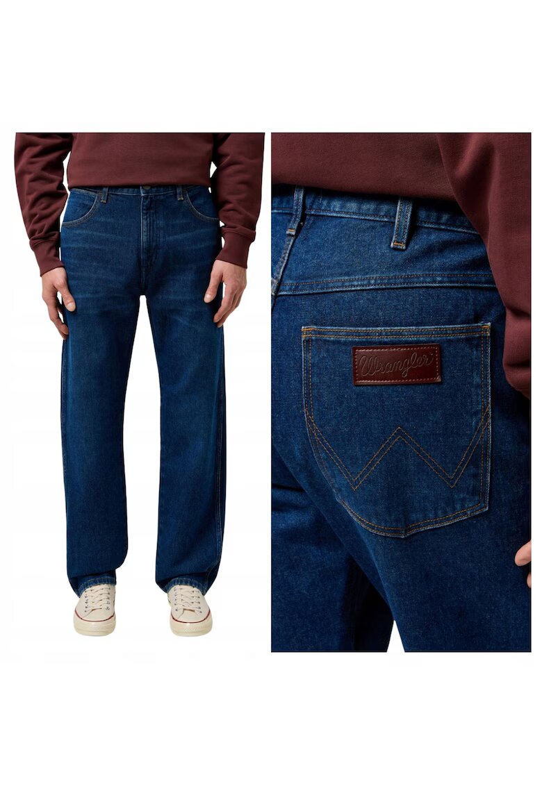 Wrangler Мъжки дънки - Frontier - Fit - Средна талия - 5 джоба - Ferwfwqqmoar - Дълги - Памук