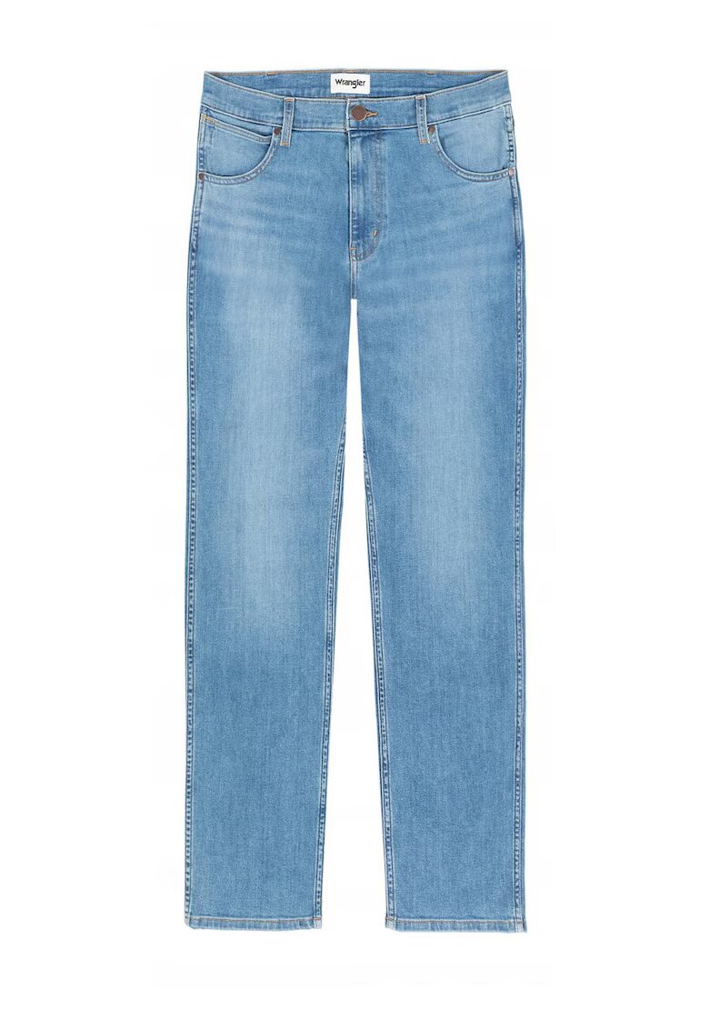 Wrangler Мъжки дънки Greensboro - Права кройка - Ниска талия - 5 джоба - Цип - Дълги - Памук -