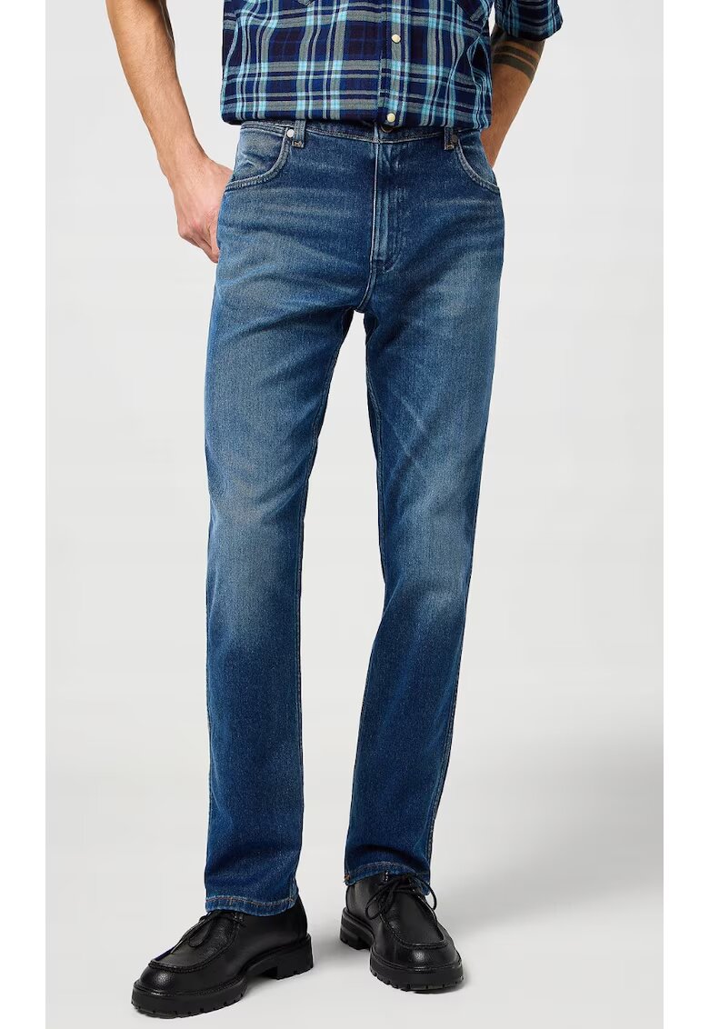 Wrangler Мъжки дънки - Greensboro - средна талия - - памук/полиестер/лиосел