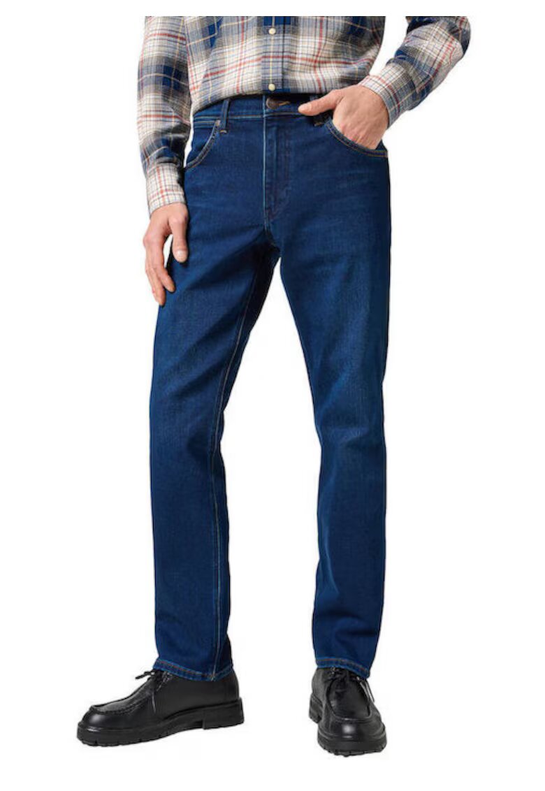 Wrangler Мъжки дънки Greensboro - тъмносини - за ежедневно и официално облекло