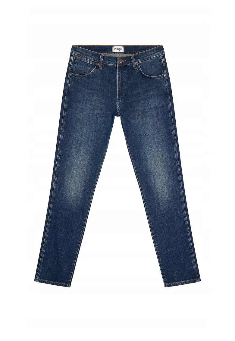 Wrangler Мъжки дънки - Larston - втален модел - ниска талия - 5 джоба - цип - дълги - памук - W30-L34 US