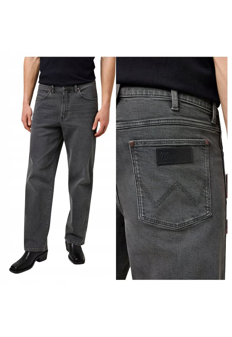 Wrangler Мъжки дънки Loose Straight сиви