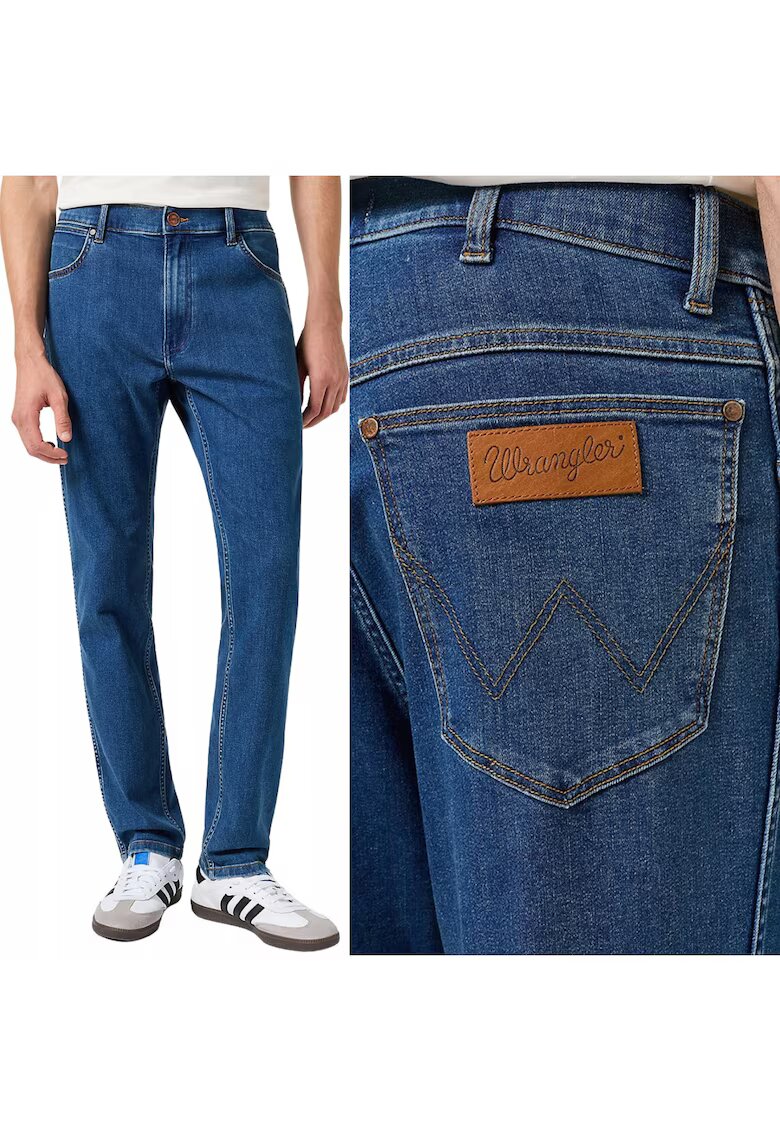 Wrangler Мъжки дънки River 881 тъмно сини - W36 - Син