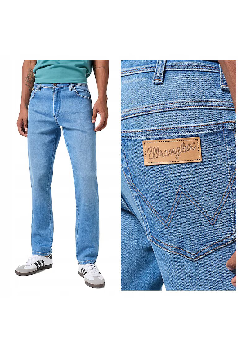 Wrangler Мъжки дънки - River - Slim Fit - Средна талия - 5 джоба - Цип - Дълги - Памук - W30-L34 US