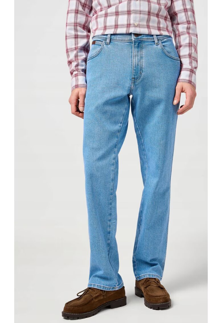 Wrangler Мъжки дънки - TEXAS Skyline Splash - средна талия - - памук