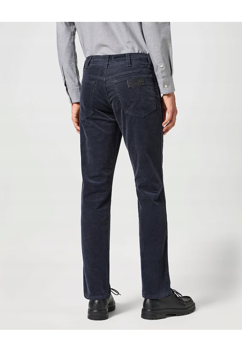 Wrangler Мъжки дънки - Texas Slim - Права кройка - Средна талия - 5 джоба - Цип - Дълги - Памук - -