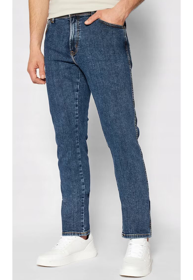 Wrangler Мъжки дънки TEXAS SLIM - Стеснени - Памук