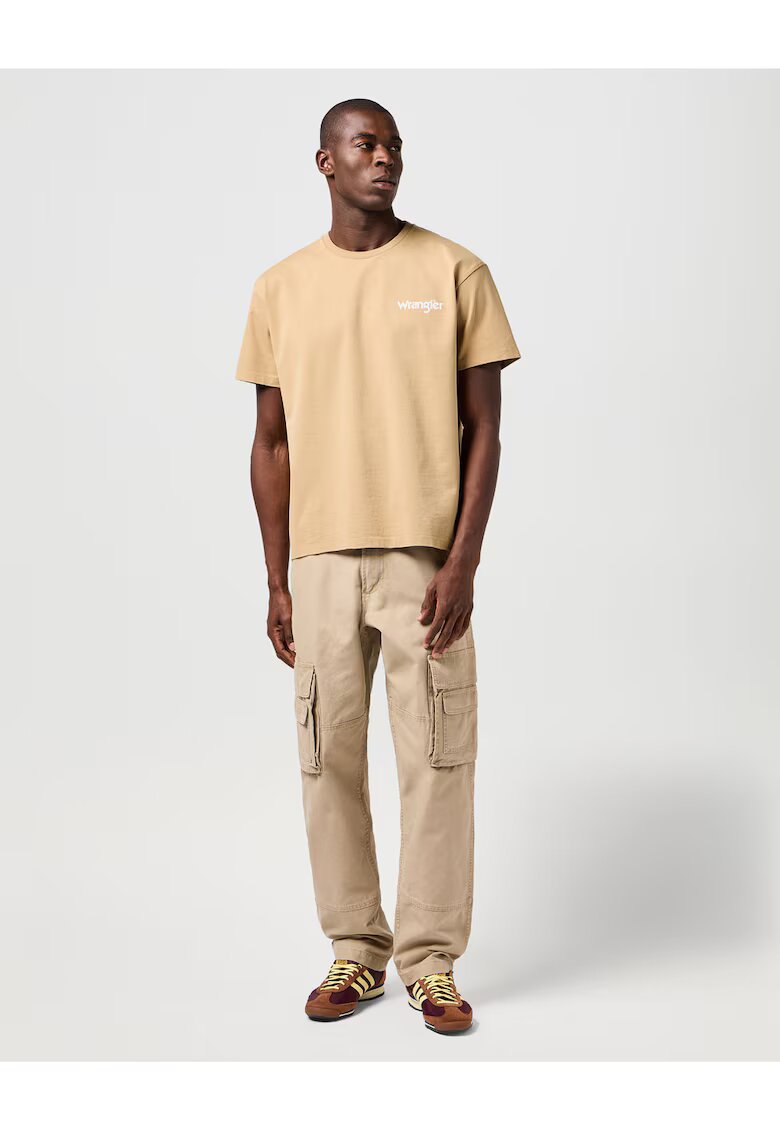 Wrangler Мъжки панталони - Cj Rel Cargo - бежови - памук