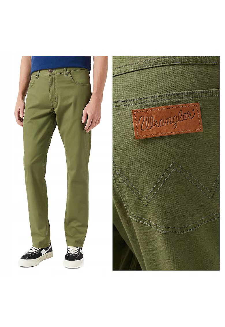 Wrangler Мъжки панталони - Greensboro - Права кройка - С цип - 5 джоба - Дълги - Памук -