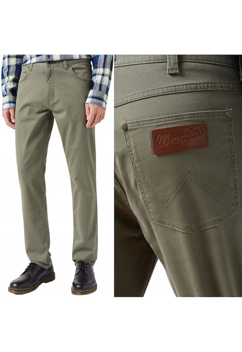 Wrangler Мъжки панталони Greensboro прави - еластичен памук