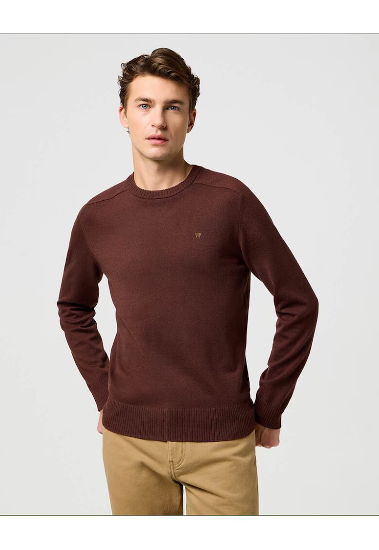 Wrangler Мъжки пуловер - KNIT SWEATER 112371538 - памук