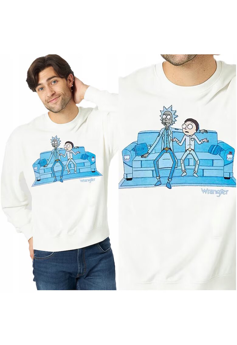 Wrangler Мъжки суитшърт - Rick & Morty Crew - стандартна кройка -