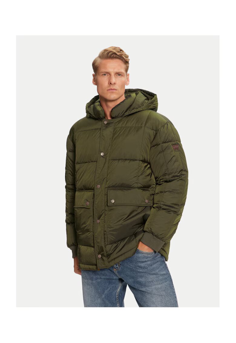 Wrangler Мъжко яке - 304280979 - Полиамид - Зелено