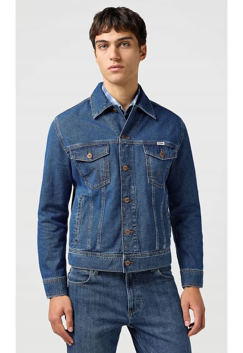 Wrangler Мъжко яке Classic - синьо памук