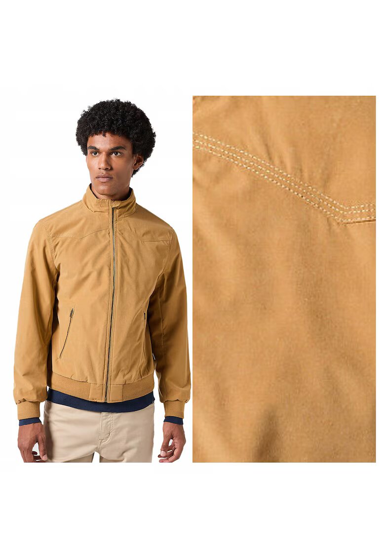 Wrangler Мъжко яке - Harrington Jacket - Regular Fit - Класически дизайн - Дълъг ръкав - 2 джоба - С цип - Памук - XL INTL