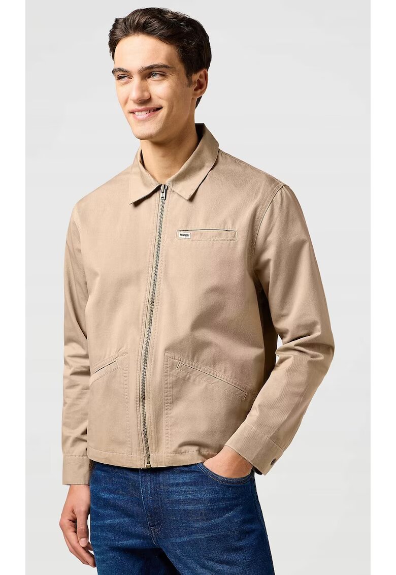 Wrangler Мъжко яке - RODEO UTILITY JACKET - памук - - цип - къс ръкав