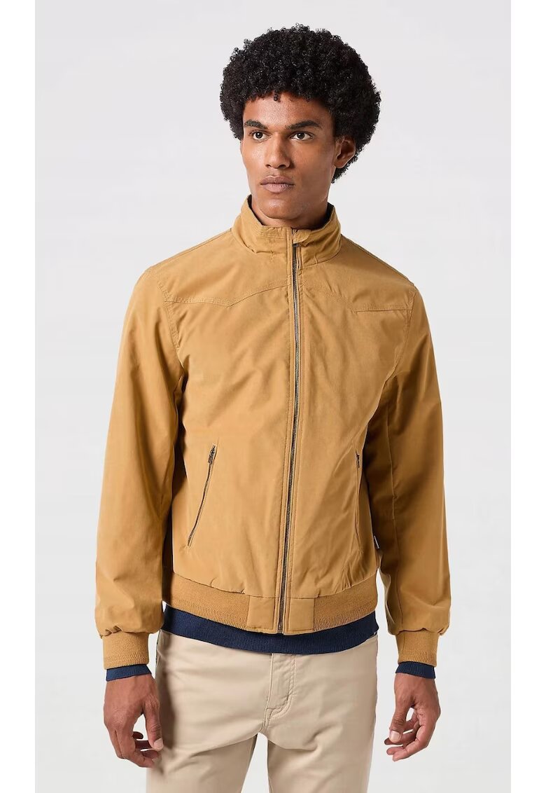 Wrangler Мъжко яке за вятър - HARRINGTON - стандартна кройка - цвят - памук