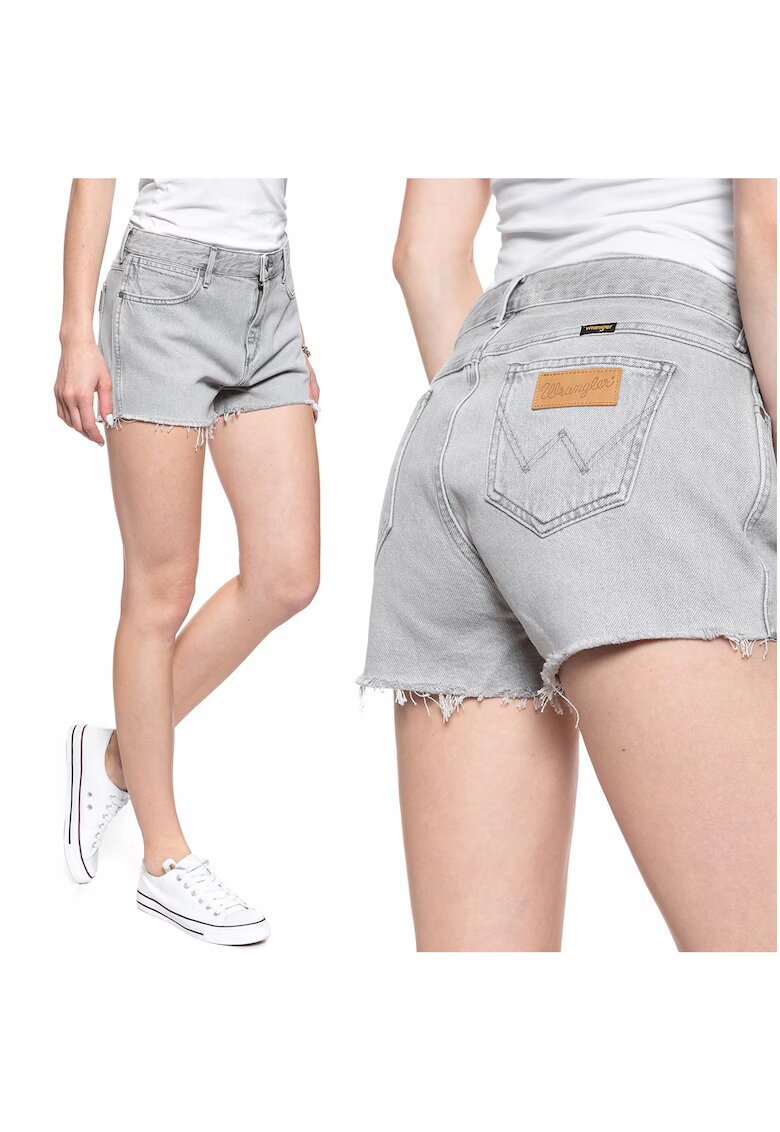 Wrangler Дънкови шорти с разпран подгъв