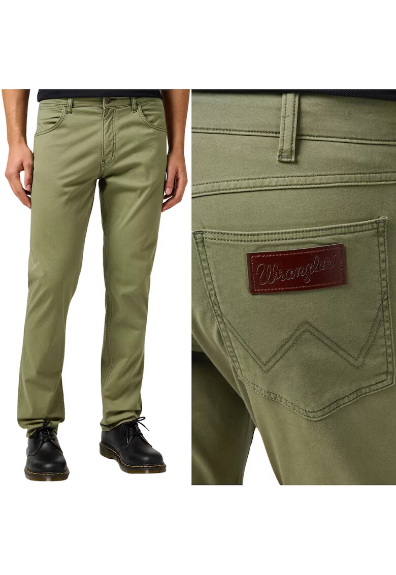 Wrangler Панталони Greensboro Зелени