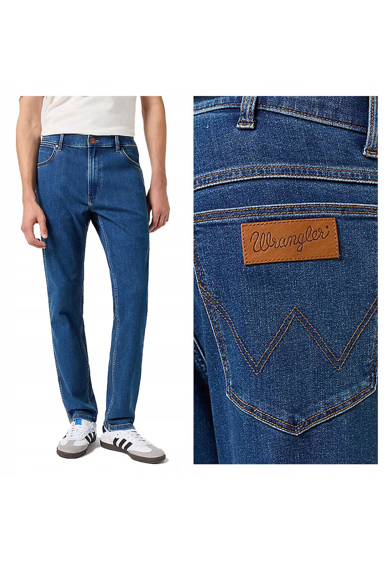 Wrangler Сини дънки River със средна талия