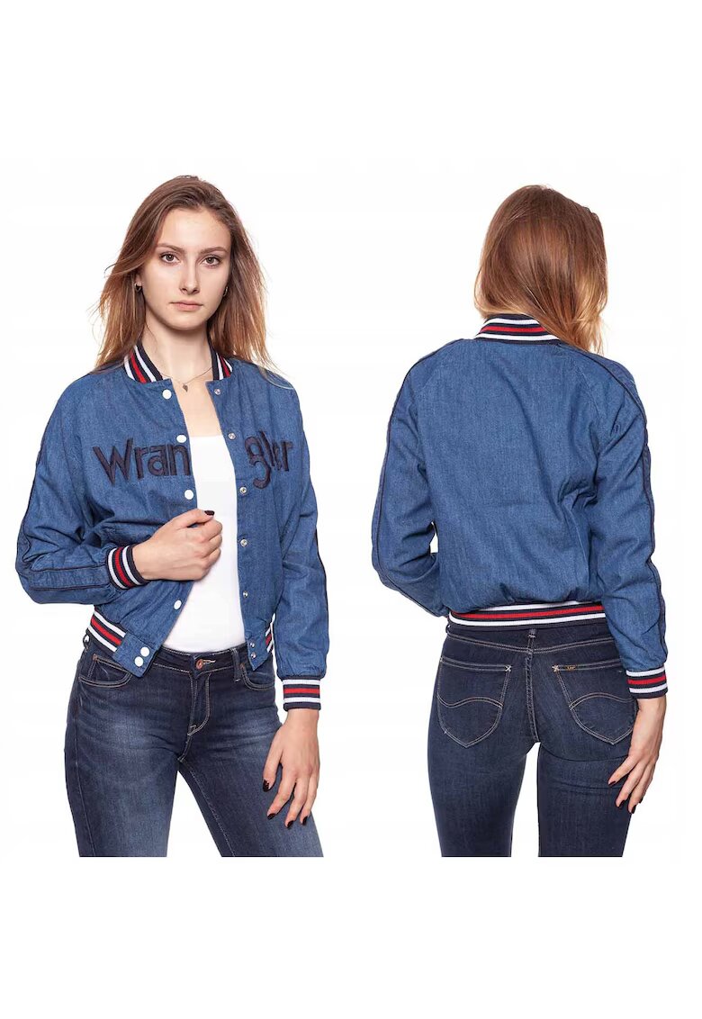 Wrangler Яке - бомбър - преходно - стандартна кройка - закопчаване: тик-так копчета - състав на материала: 100% памук - 1 джоб на гърдите - XS - 1 брой
