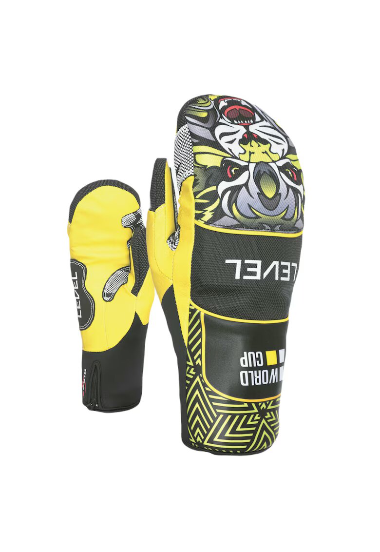 X-LEVEL Мъжки ски ръкавици - Race Speed Mitt - естествена кожа/полиестер - многоцветни - M