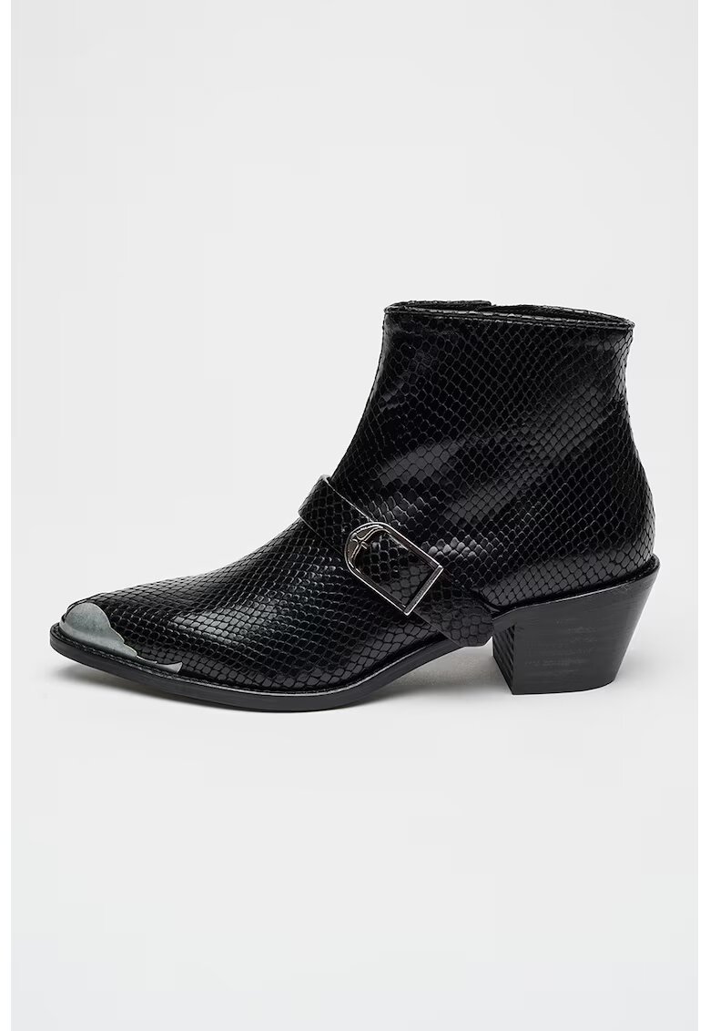 Zadig  Voltaire Кожени боти Tylow с кубински ток