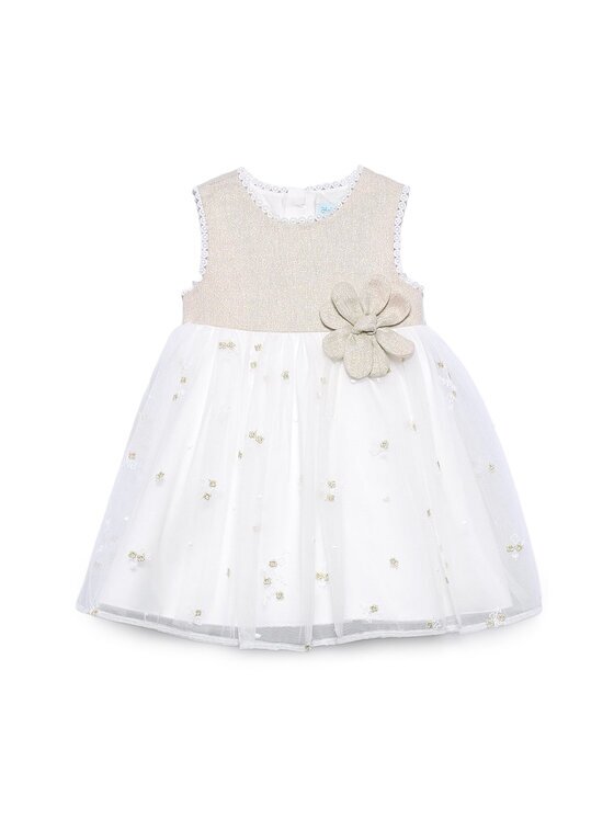 Abel & Lula Елегантна рокля 5001 Бежов Regular Fit