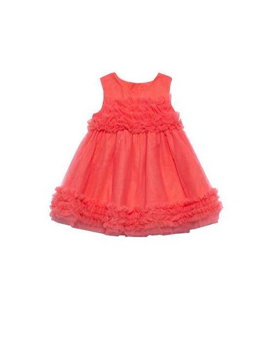 Abel & Lula Елегантна рокля 5014 Оранжев Regular Fit