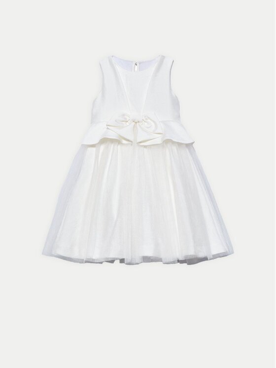 Abel & Lula Елегантна рокля 5034 Бял Regular Fit