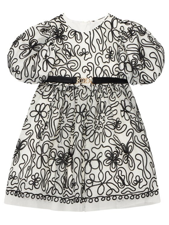 Abel & Lula Елегантна рокля 5524 Екрю Regular Fit