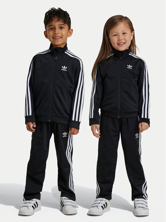 adidas Анцуг adicolor Firebird IY4798 Черен Regular Fit