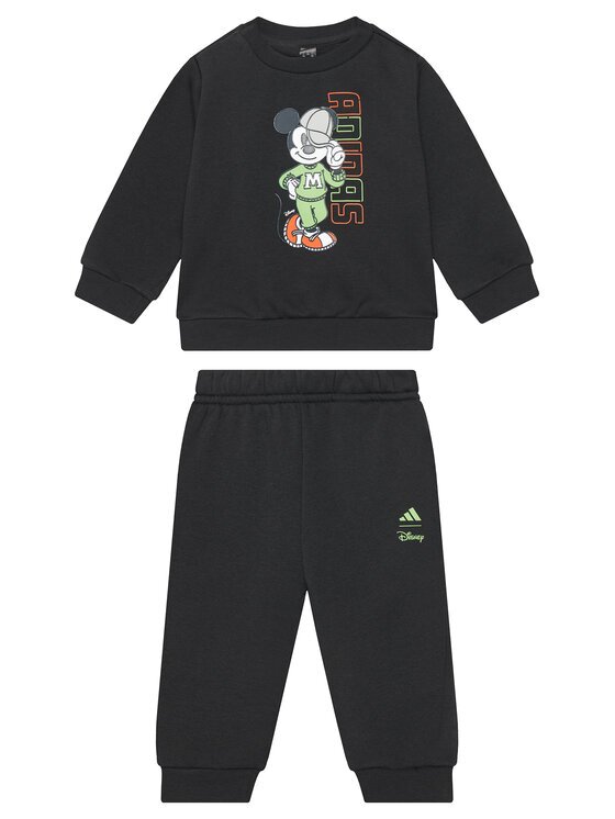 adidas Анцуг Disney Mickey Mouse JY3471 Черен Regular Fit