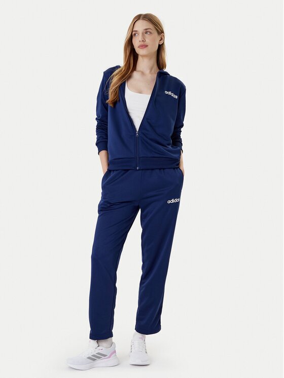 adidas Анцуг Essentials Linear JD2696 Тъмносин Slim Fit