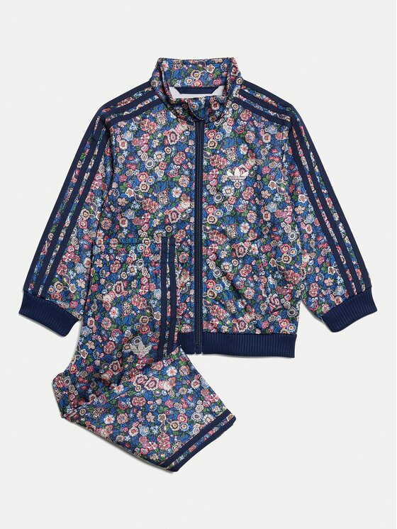 adidas Анцуг Liberty London Firebird JC8032 Тъмносин Regular Fit